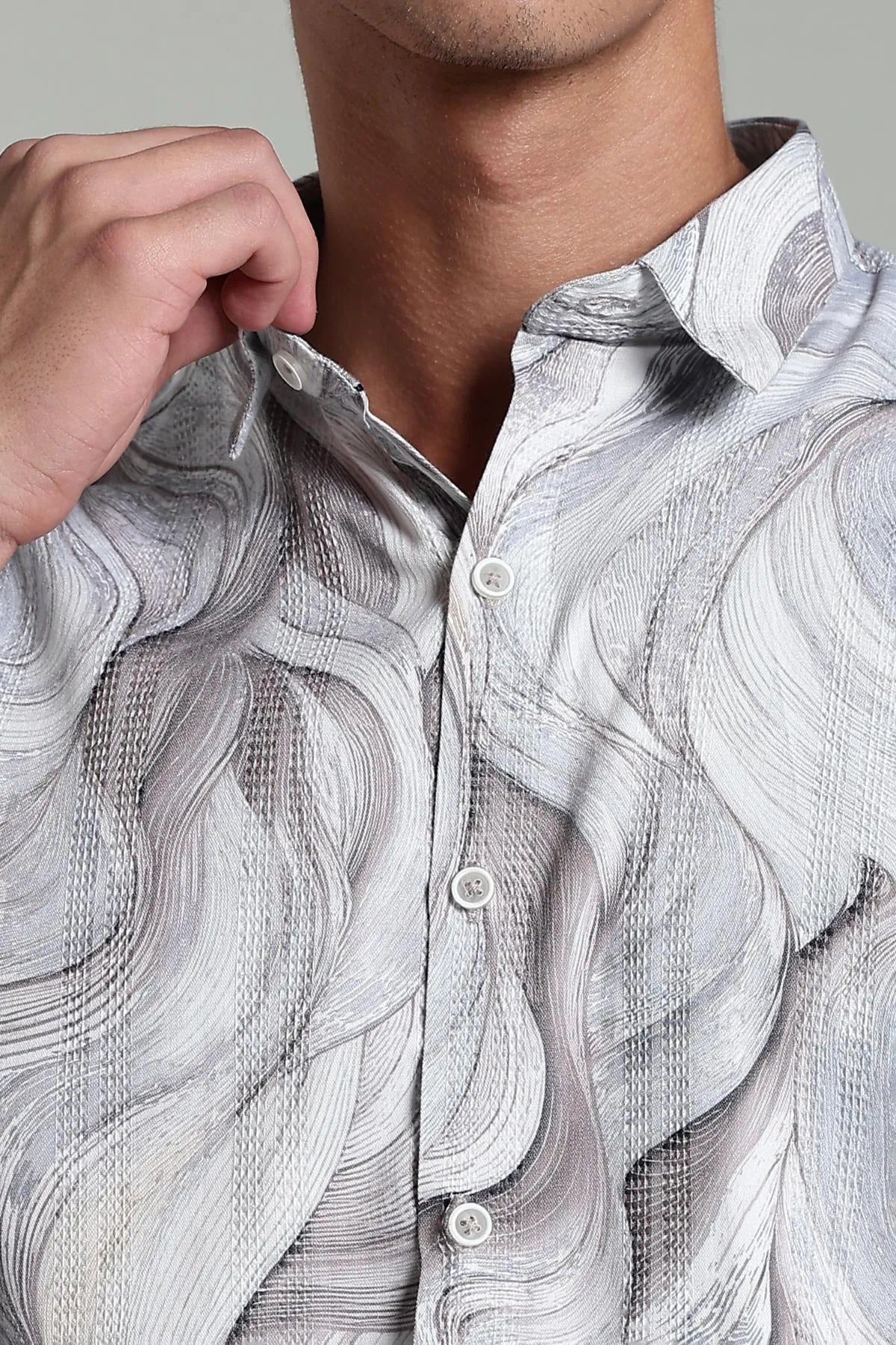Color Hunt Men Printed Casual Multicolor Shirt