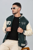 Color Hunt Dark Green 100% Poly Fleece Solid Retro Inspired Shacket - Regular Fit