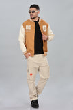 Color Hunt Rust Brown 100% Poly Fleece Solid Retro Inspired Shacket - Regular Fit